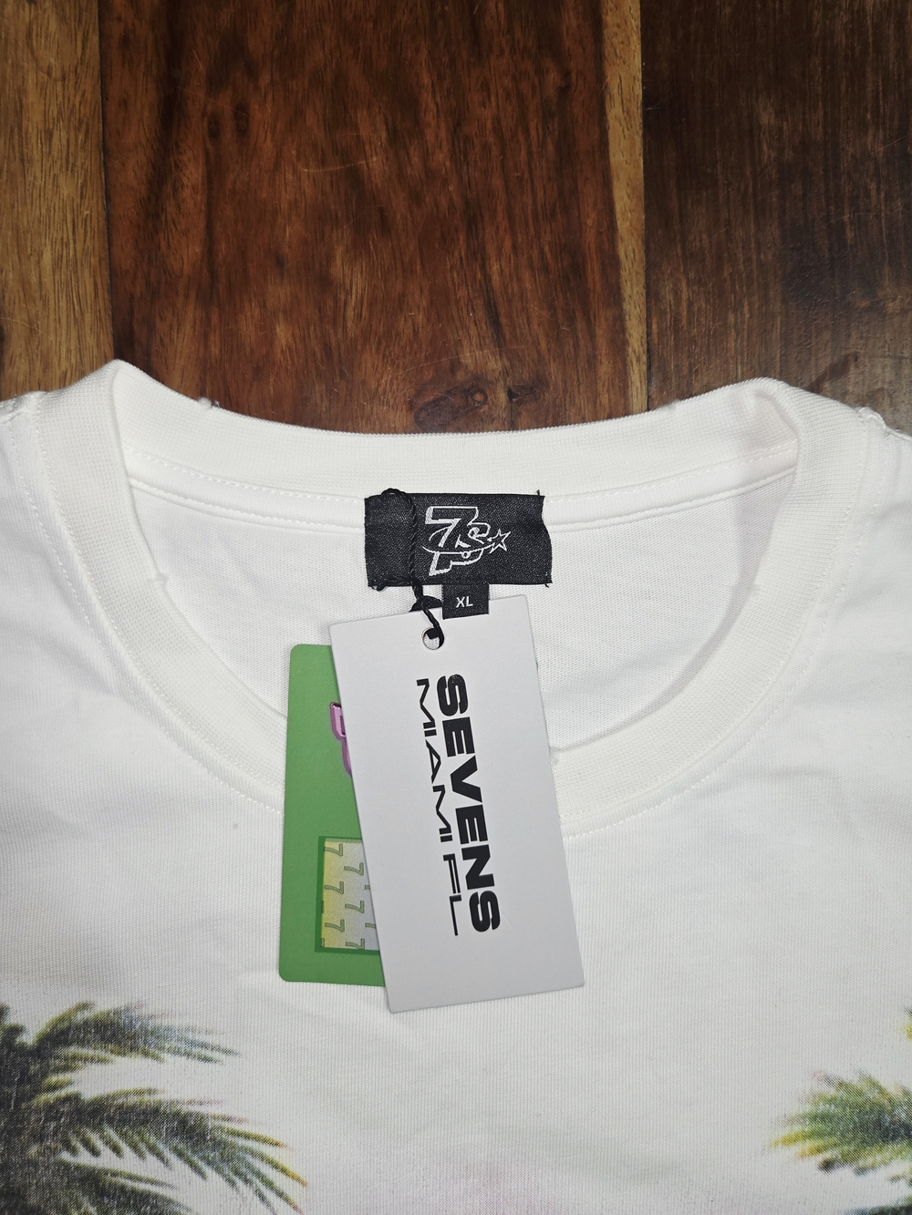 Triple 7 Men's White Short-Sleeve Graphic Tee - Picture 4 of 6